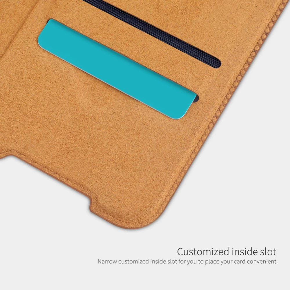 Xiaomi Mi 11 Pro case red Nillkin Qin Leather 