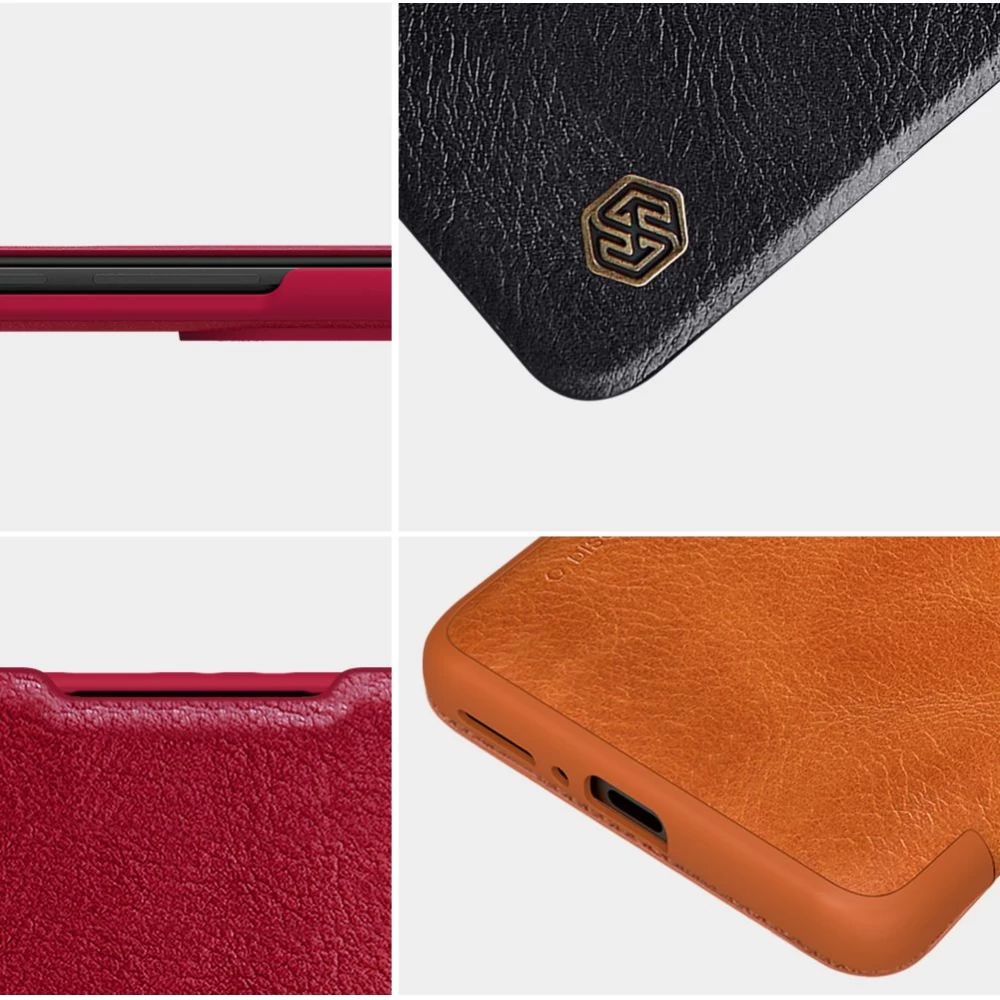 Xiaomi Mi 11 Pro case red Nillkin Qin Leather 