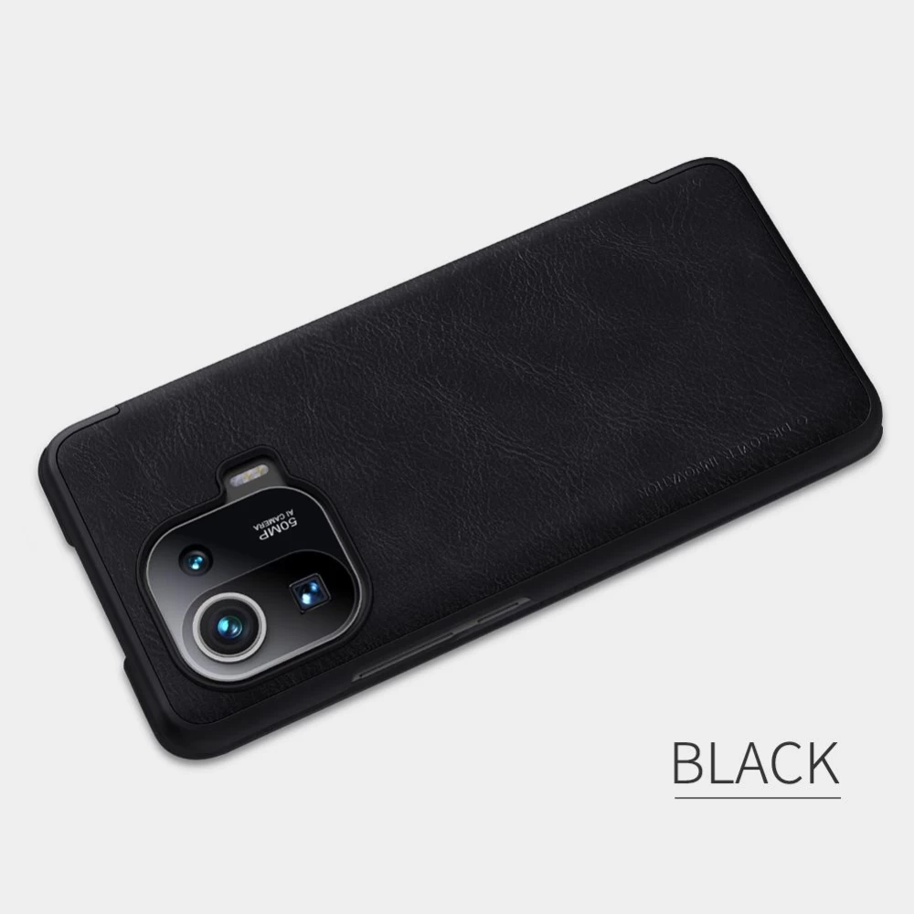 Xiaomi Mi 11 Pro case red Nillkin Qin Leather 