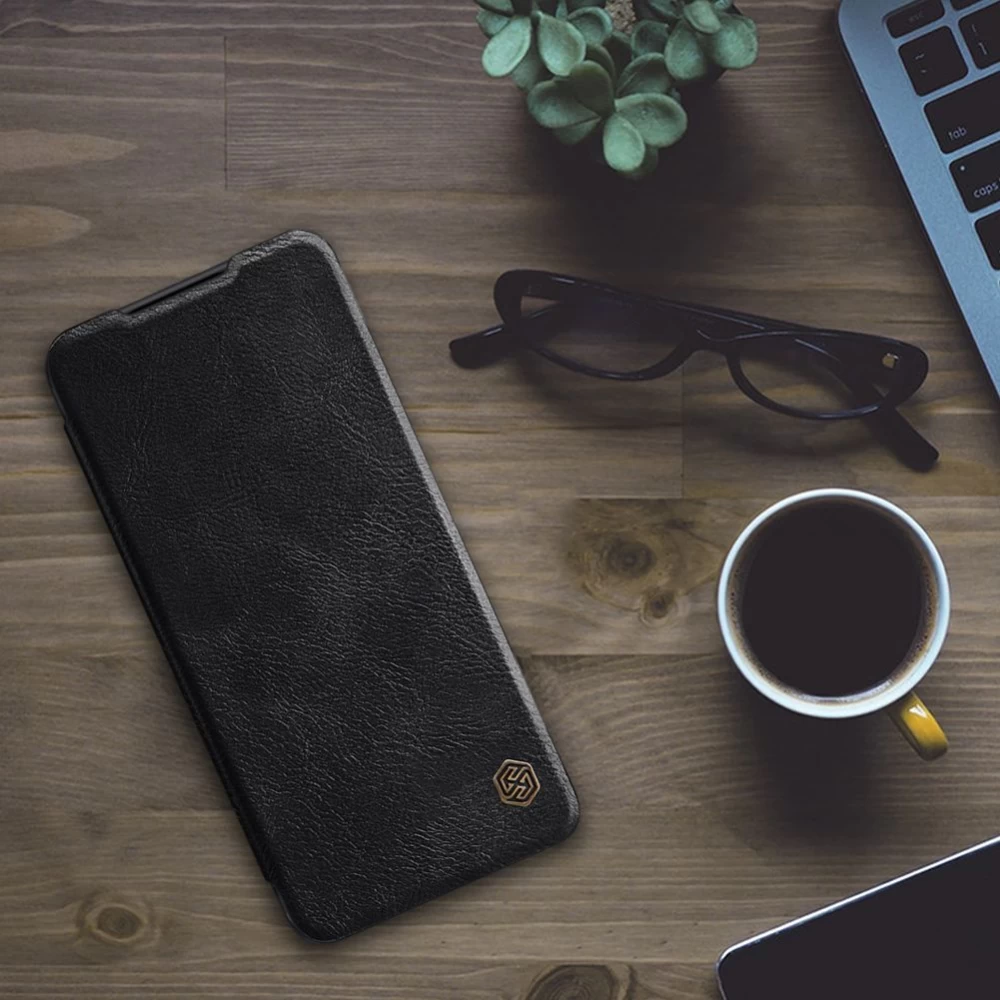 Xiaomi Mi 11 Pro case red Nillkin Qin Leather 