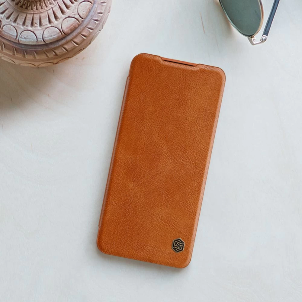 Xiaomi Mi 11 Pro case red Nillkin Qin Leather 