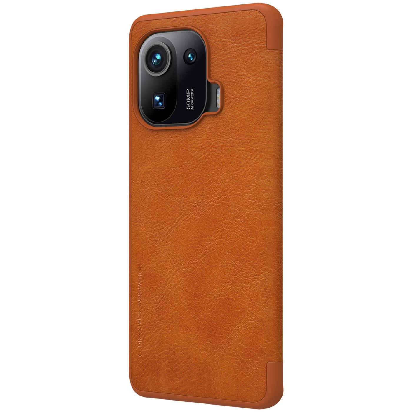 Xiaomi Mi 11 Pro case brown Nillkin Qin Leather