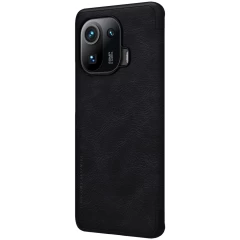 Xiaomi Mi 11 Pro dėklas Juoda Nillkin Qin Leather 