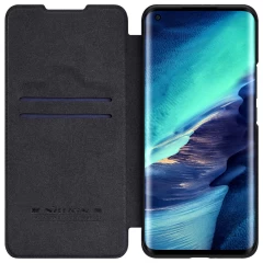 Xiaomi Mi 11 Pro dėklas Juoda Nillkin Qin Leather 