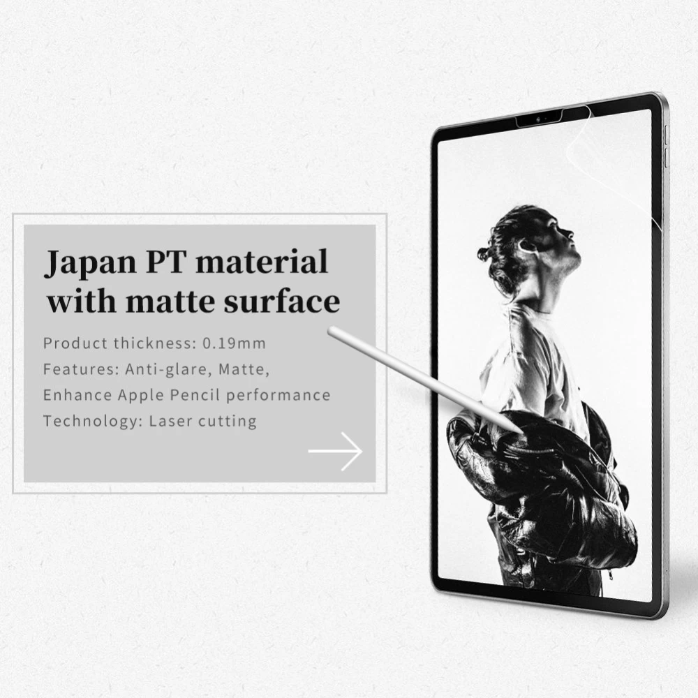 Apple iPad Pro 12.9 (2021) tahvelarvuti ekraani kaitseklaas  NILLKIN AG Paper-Like