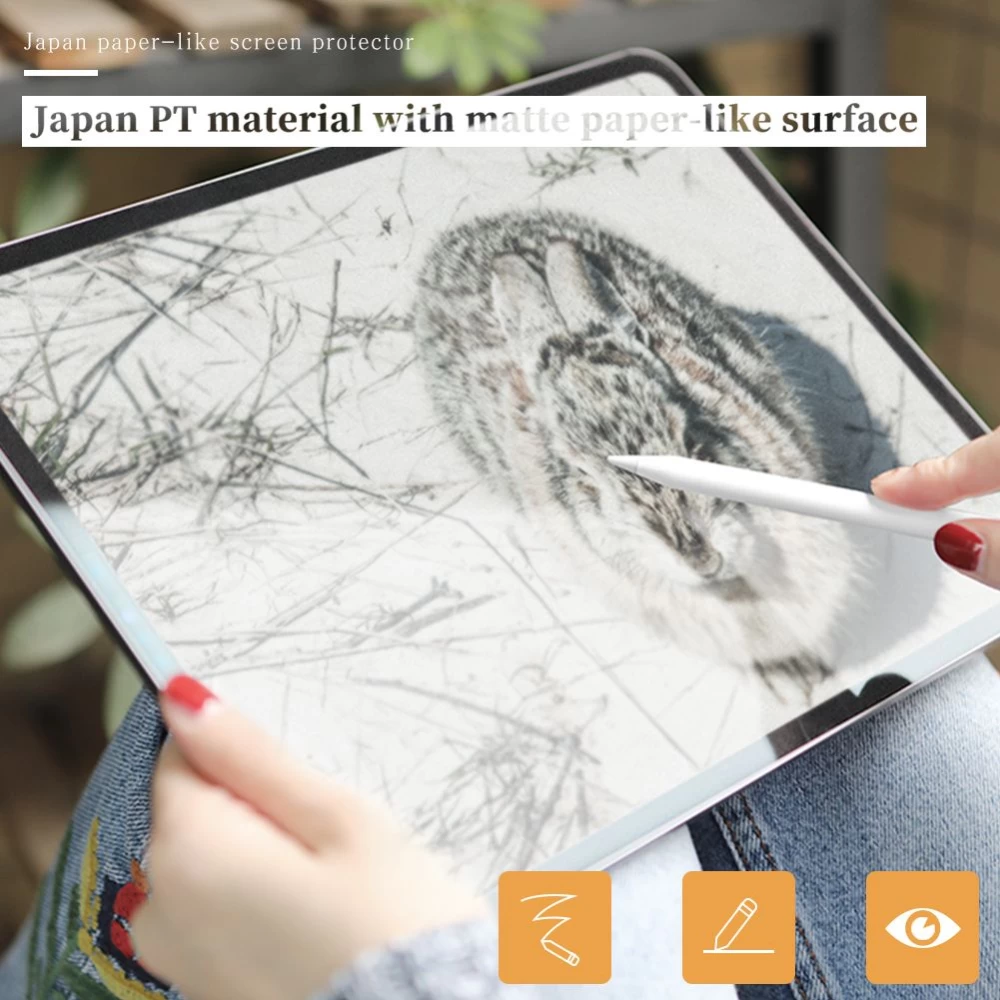 Apple iPad Pro 12.9 (2021) tahvelarvuti ekraani kaitseklaas  NILLKIN AG Paper-Like