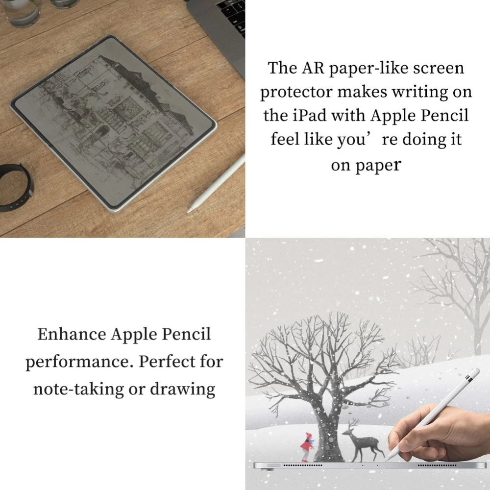 Apple iPad Pro 12.9 (2021) tahvelarvuti ekraani kaitseklaas  NILLKIN AG Paper-Like