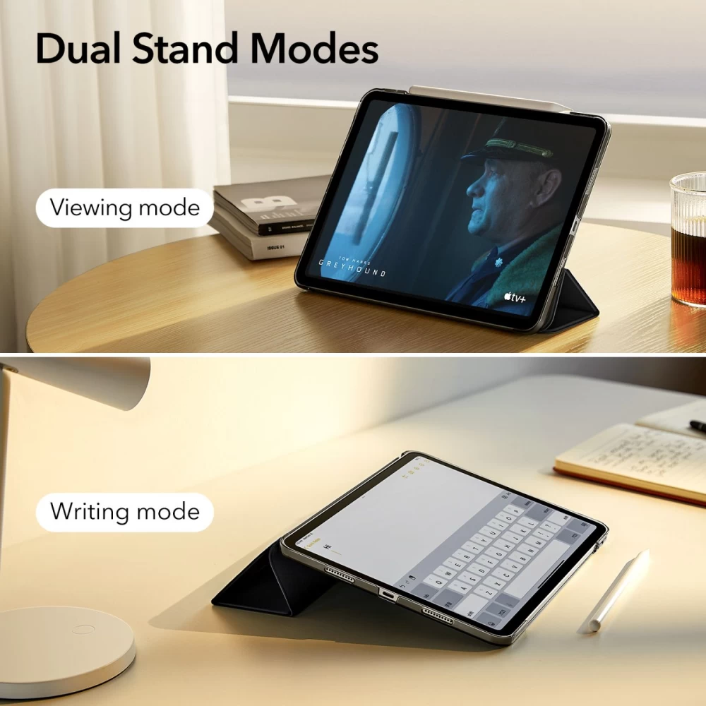 Apple iPad Pro 12.9 (2021) Planšetės dėklas pilkas ESR ASCEND TRIFOLD
