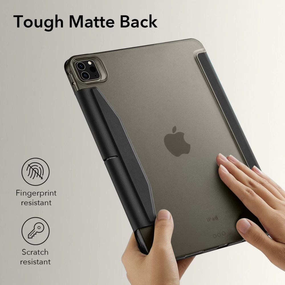 Apple iPad Pro 12.9 (2021) Planšetės dėklas pilkas ESR ASCEND TRIFOLD