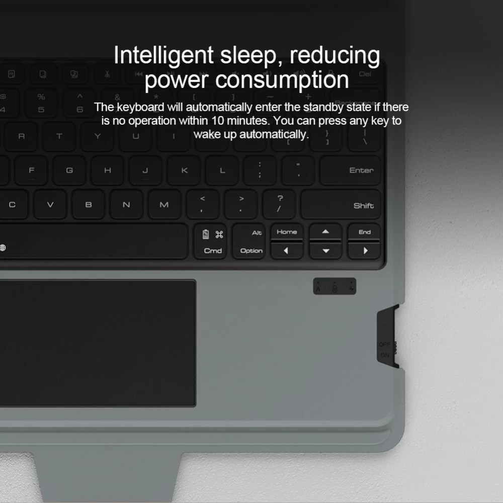 Apple iPad Pro 12.9 (2021) Planšetės dėklas Juoda Nillkin Bumper Combo Keyboard
