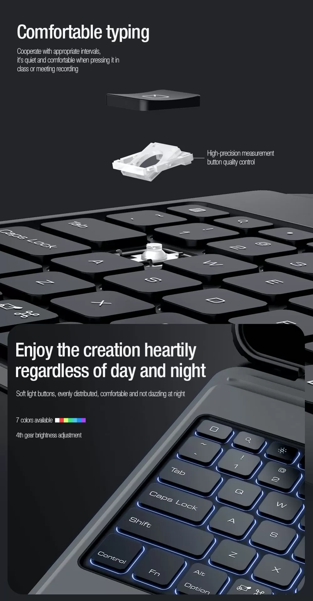 Apple iPad Pro 12.9 (2021) maciņš melns NILLKIN BUMPER COMBO KEYBOARD (BACKLIT VERSION)