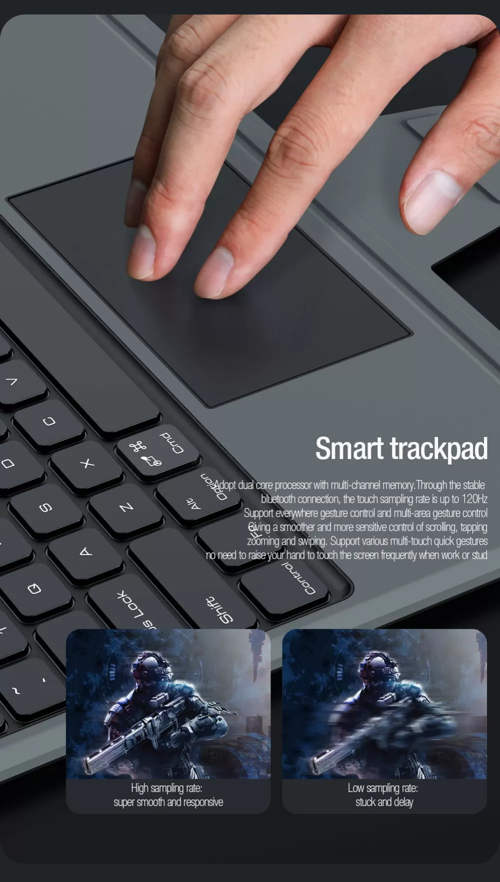 Apple iPad Pro 12.9 (2021) maciņš melns NILLKIN BUMPER COMBO KEYBOARD (BACKLIT VERSION)