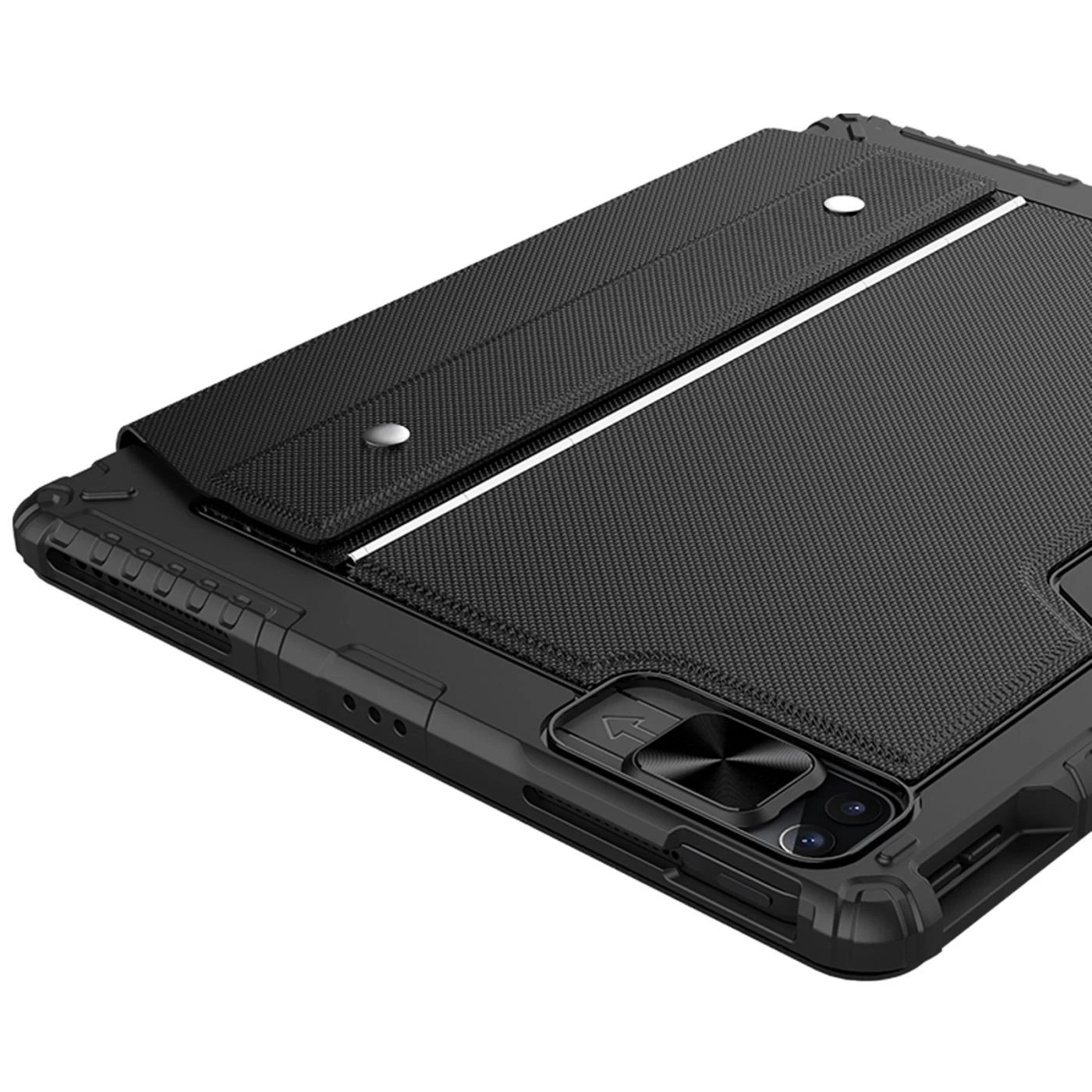 Apple iPad Pro 12.9 (2021) Planšetės dėklas Juoda Nillkin Bumper Combo Keyboard