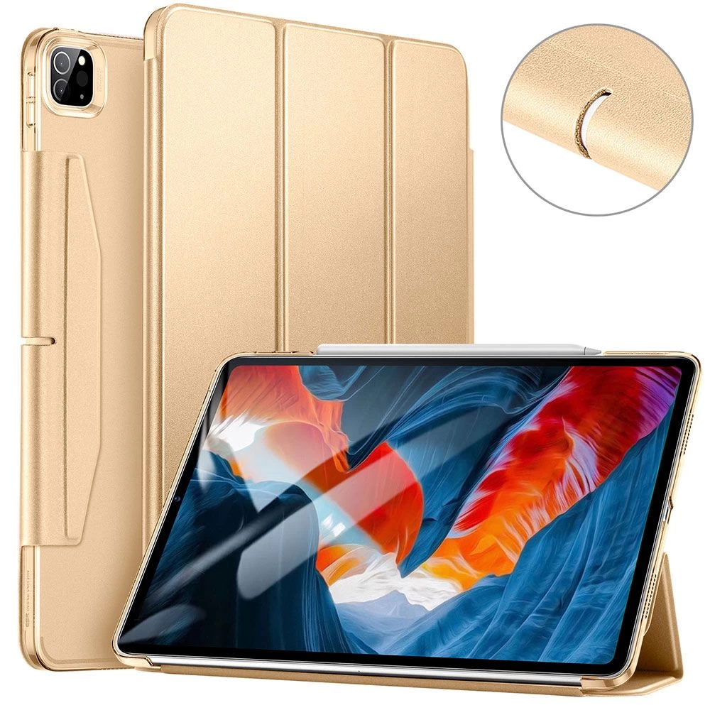 Apple iPad Pro 12.9 (2021) Planšetės dėklas auksinis ESR Ascend Trifold