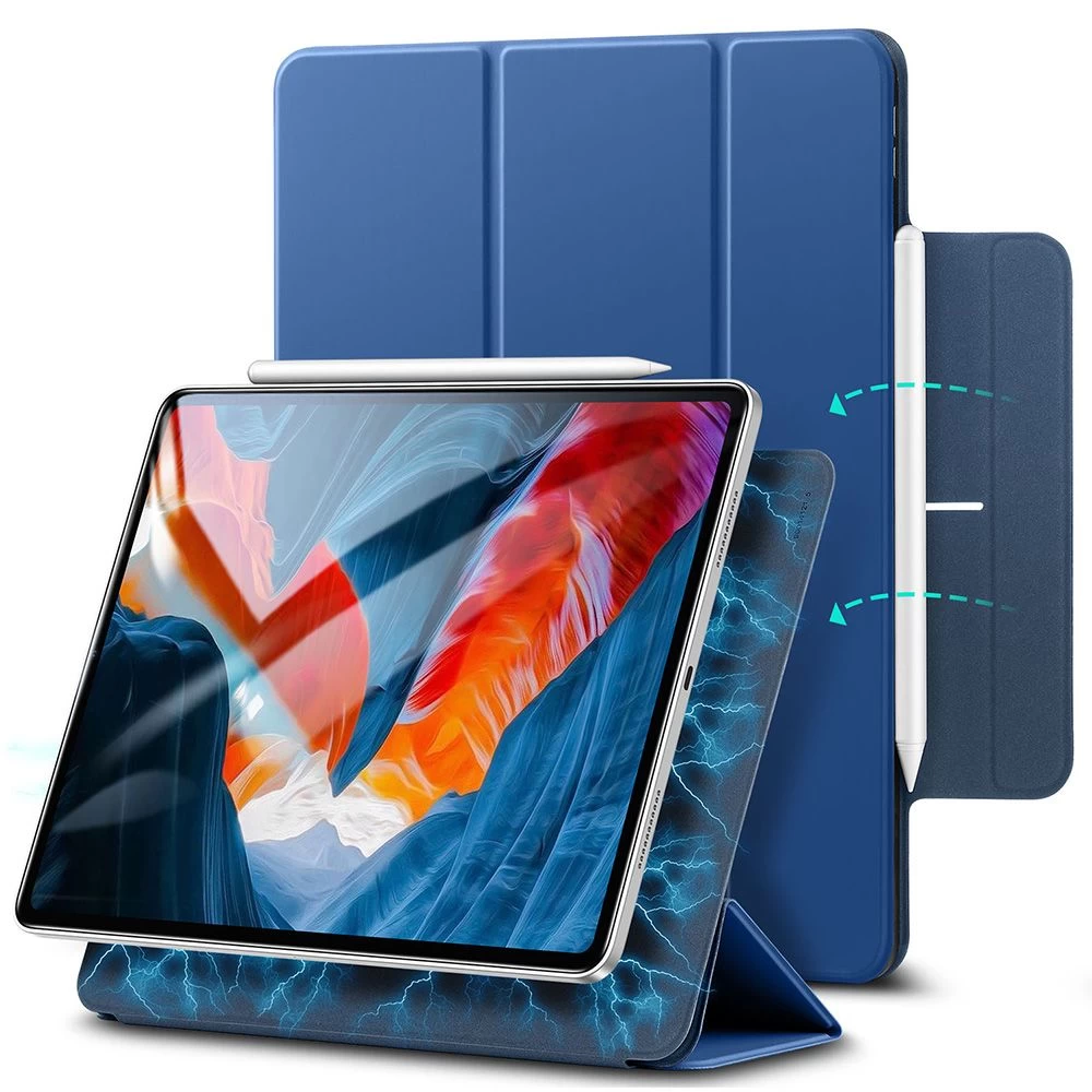 Apple iPad Pro 12.9 (2021) Planšetės dėklas mėlyna ESR Rebound Magnetic