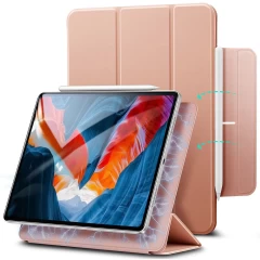 Apple iPad Pro 12.9 (2021) Planšetės dėklas rožinis ESR Rebound Magnetic 