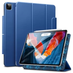Apple iPad Pro 12.9 (2021) tablet suojakuori, suojakotelo sininen ESR Rebound Magnetic 