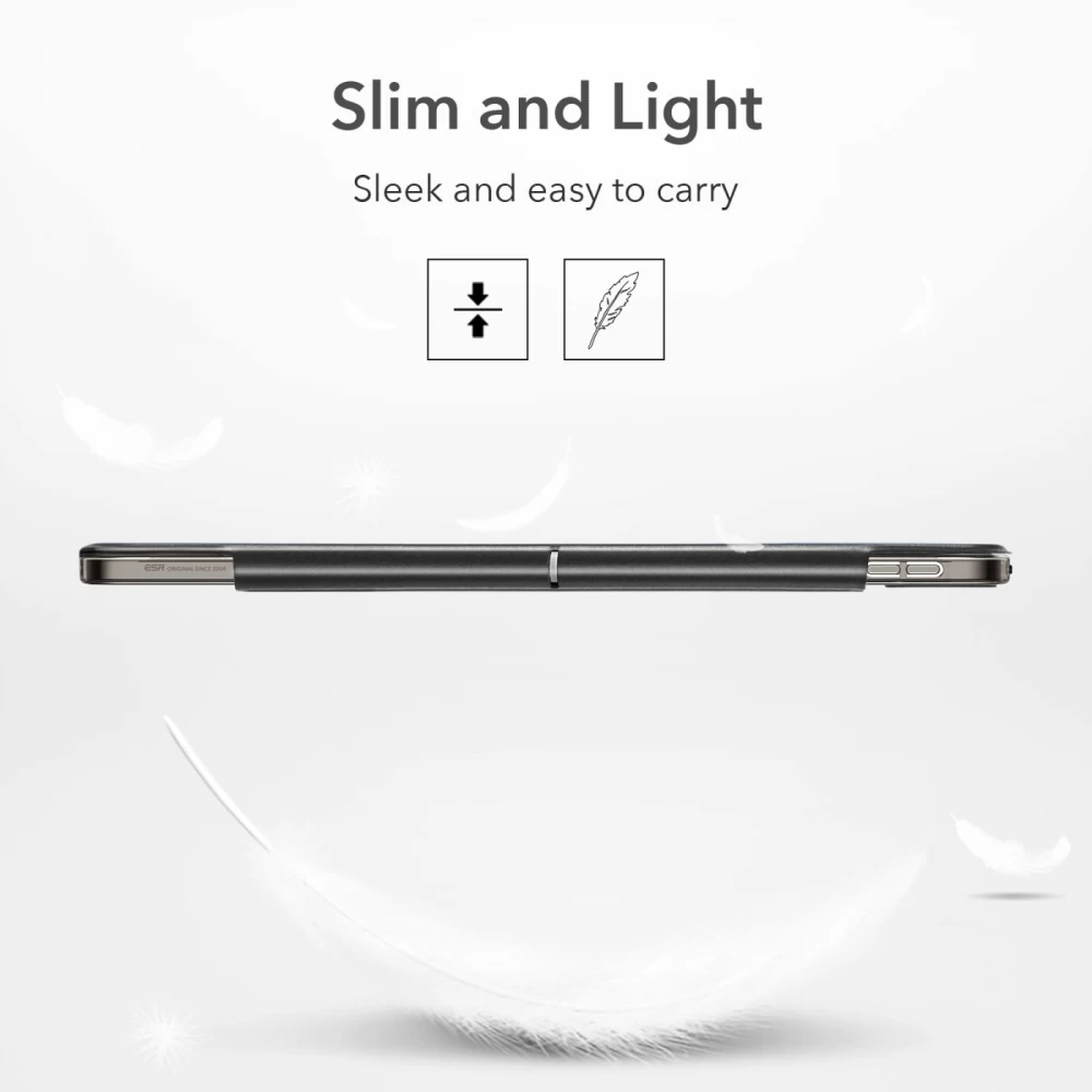 Apple iPad Pro 11 (2021) tahvelarvuti ümbris must ESR Ascend Trifold  /Tempered Glass