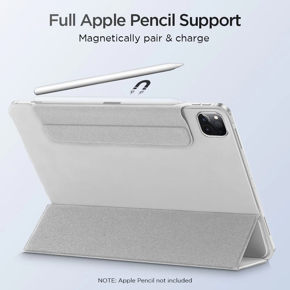 Apple iPad Pro 11 (2021) tahvelarvuti ümbris hõbe ESR Rebound Magnetic 