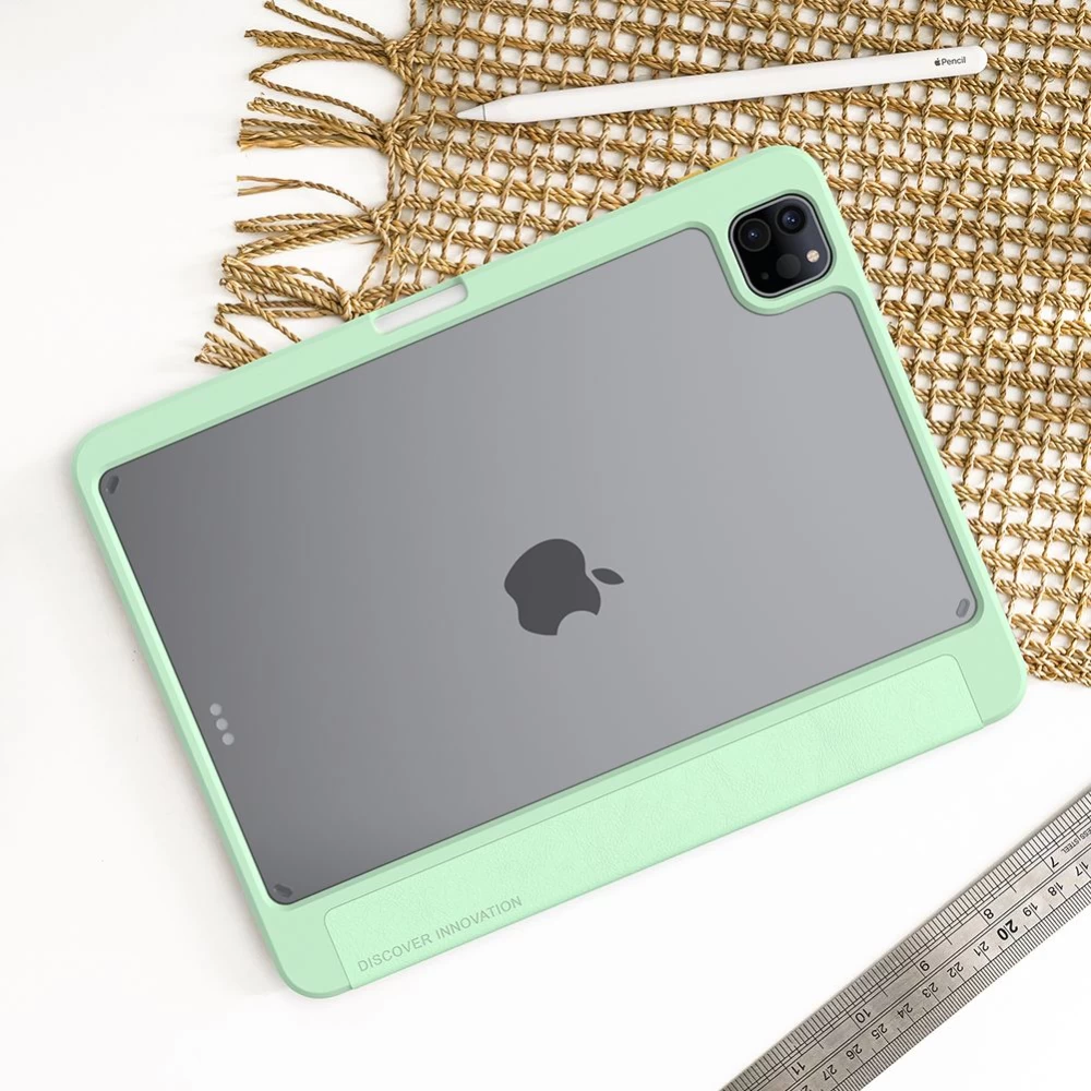 Apple iPad Pro 11 (2021) tablet case green Nillkin Bevel Leather