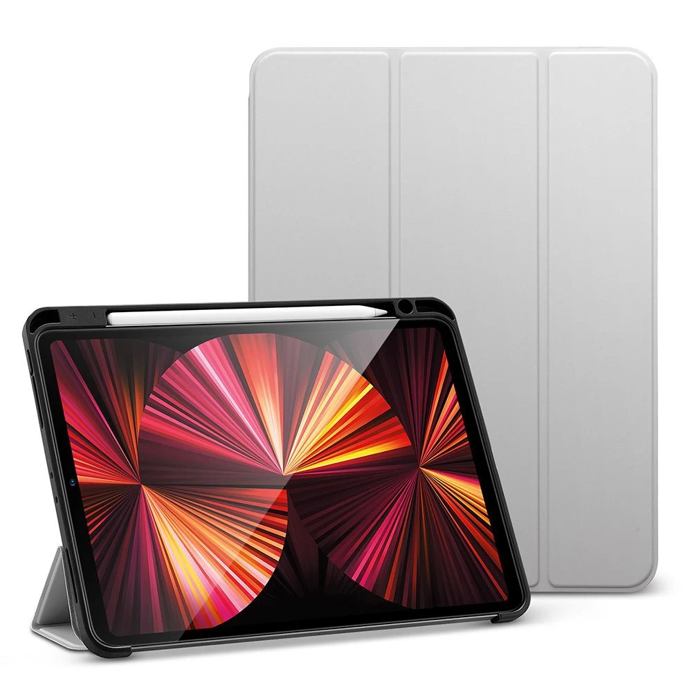 Apple iPad Pro 11 (2021) tahvelarvuti ümbris hall ESR Rebound Pencil