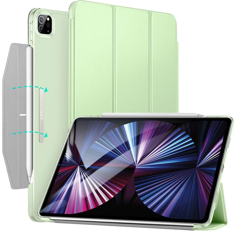 Apple iPad Pro 11 (2021) tahvelarvuti ümbris roheline ESR Ascend Trifold 2021