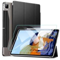Apple iPad Pro 11 (2021) tahvelarvuti ümbris must ESR Ascend Trifold  /Tempered Glass