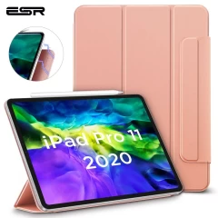 Apple iPad Pro 11 (2021) tahvelarvuti ümbris roosa kuld ESR Rebound Magnetic 