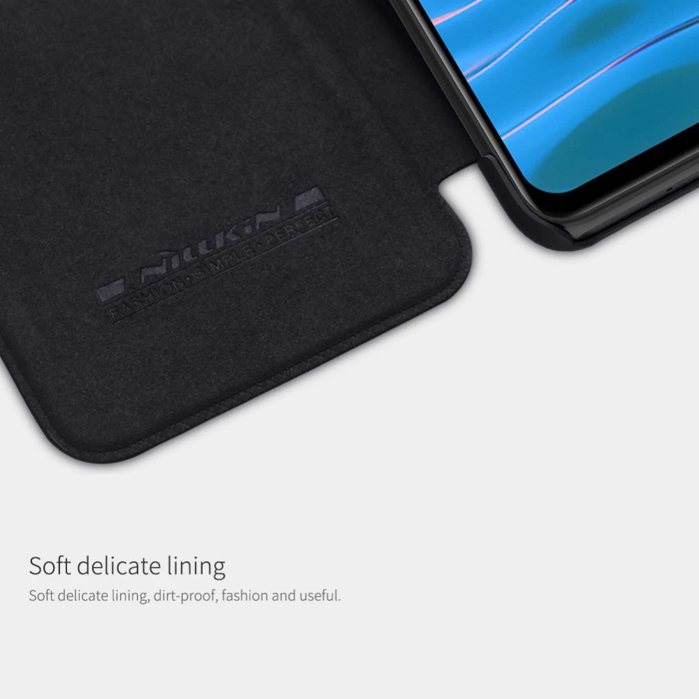 Xiaomi RedMi Note 10 5G kaaned pruun Nillkin Qin Leather 