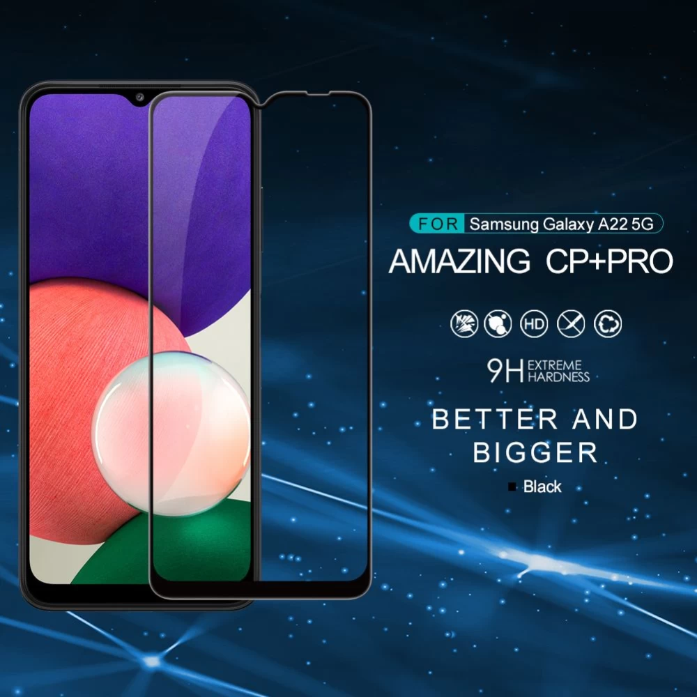 Samsung Galaxy A22 apsauginis stiklas  Nillkin CP+PRO 5G