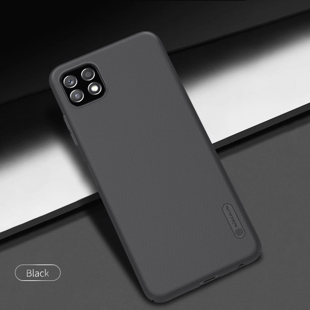 Samsung Galaxy A22 dėklas raudonas Nillkin Super Frosted Shield  5G