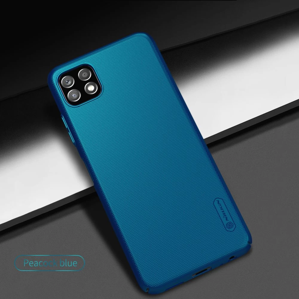 Samsung Galaxy A22 dėklas raudonas Nillkin Super Frosted Shield  5G