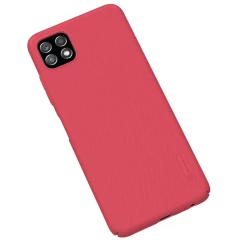 Samsung Galaxy A22 dėklas raudonas Nillkin Super Frosted Shield  5G