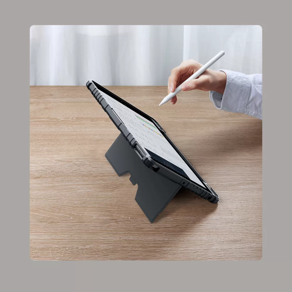 Apple iPad 10.2 8th Gen (2020) tablet skal, fodral svart NILLKIN BUMPER COMBO KEYBOARD (BACKLIT VERSION)