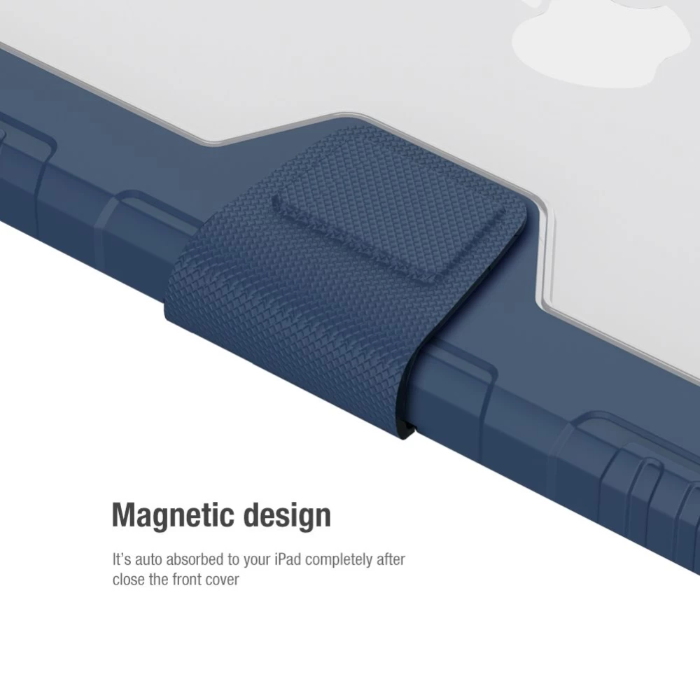 Apple iPad 10.2 8th Gen (2020) tablet skal, fodral svart Nillkin Bumper Leather  Pro