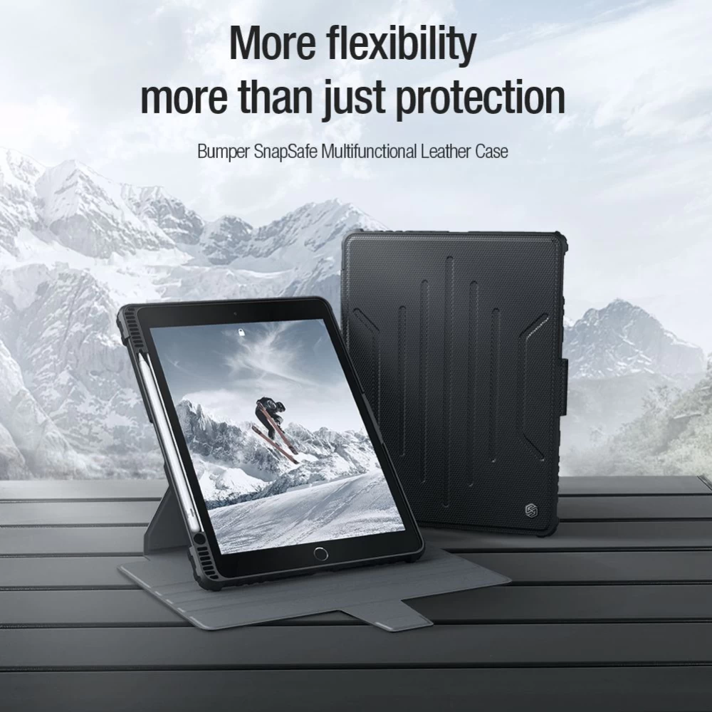 Apple iPad 10.2 8th Gen (2020) tablet suojakuori, suojakotelo sininen NILLKIN Bumper SnapSafe