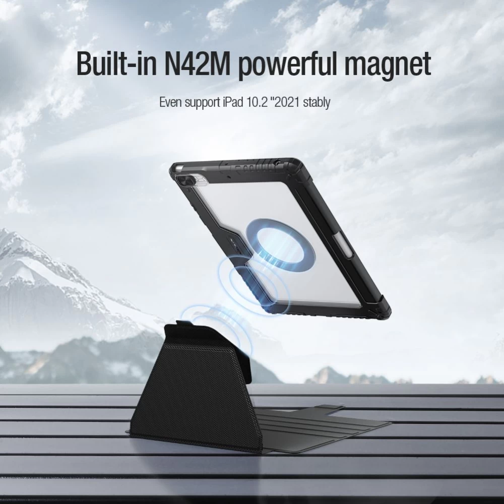 Apple iPad 10.2 8th Gen (2020) tablet suojakuori, suojakotelo sininen NILLKIN Bumper SnapSafe