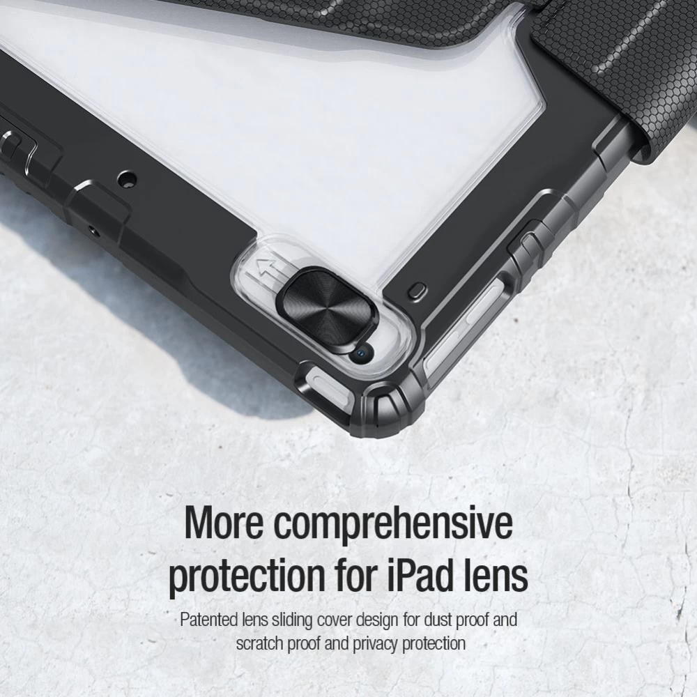 Apple iPad 10.2 8th Gen (2020) tablet suojakuori, suojakotelo sininen NILLKIN Bumper SnapSafe