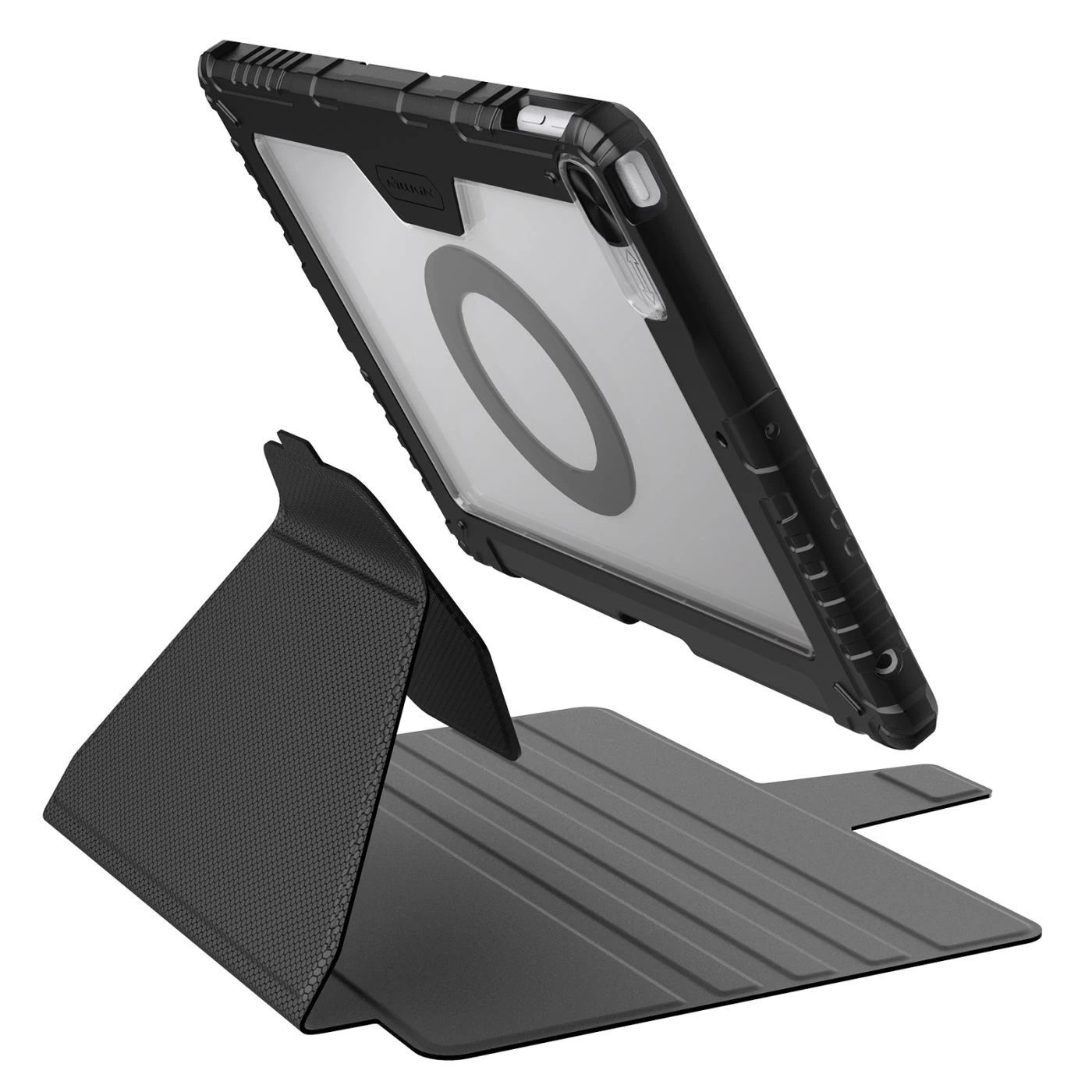 Apple iPad 10.2 8th Gen (2020) tablet skal, fodral svart NILLKIN Bumper SnapSafe