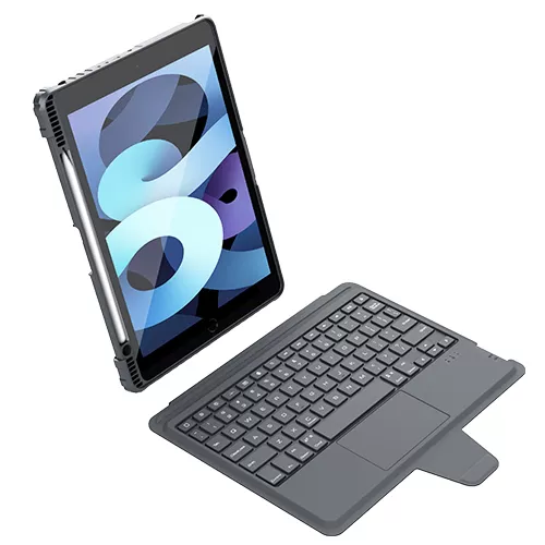 Apple iPad 10.2 8th Gen (2020) tablet skal, fodral svart NILLKIN BUMPER COMBO KEYBOARD (BACKLIT VERSION)