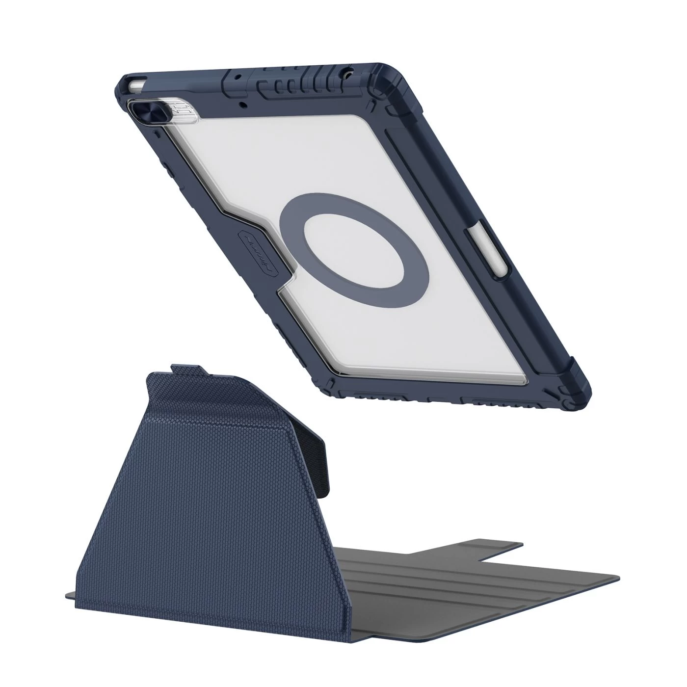 Apple iPad 10.2 8th Gen (2020) tablet suojakuori, suojakotelo sininen NILLKIN Bumper SnapSafe