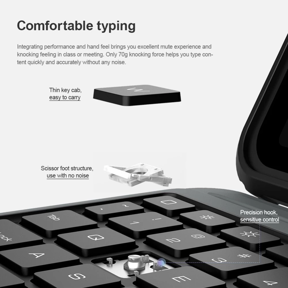 Apple iPad Air 10.9 (2020) tablet skal, fodral svart NILLKIN BUMPER COMBO KEYBOARD
