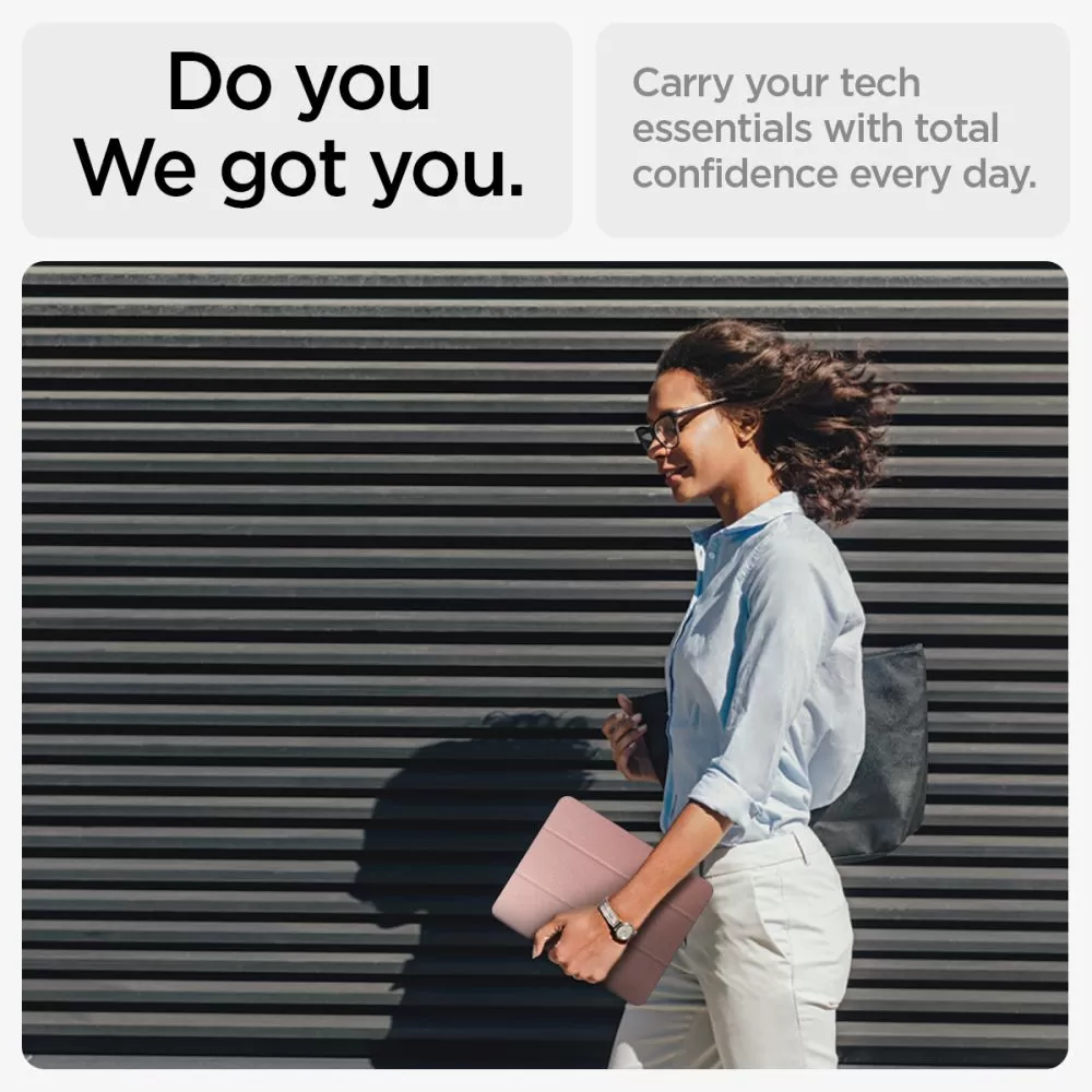 Apple iPad Air 10.9 (2020) tablet skal, fodral rosa SPIGEN URBAN FIT (2022)