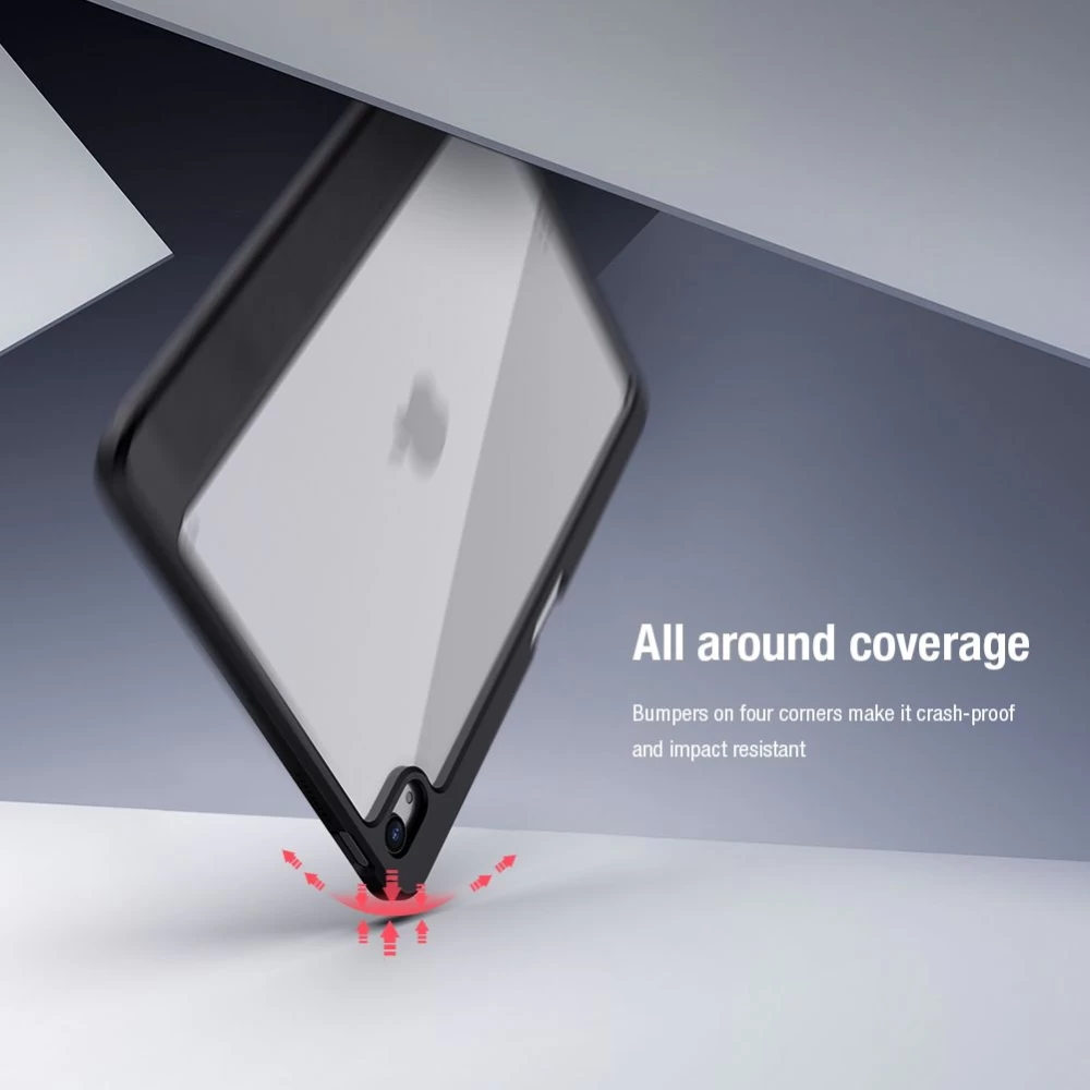 Apple iPad Air 10.9 (2020) tablet skal, fodral grön Nillkin Bevel Leather  2020/Air 4