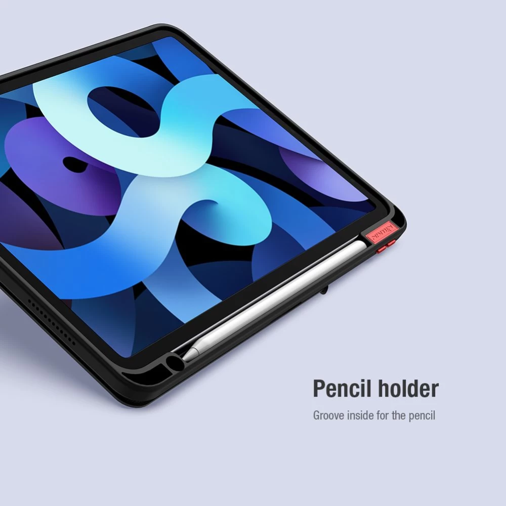 Apple iPad Air 10.9 (2020) tablet skal, fodral grön Nillkin Bevel Leather  2020/Air 4
