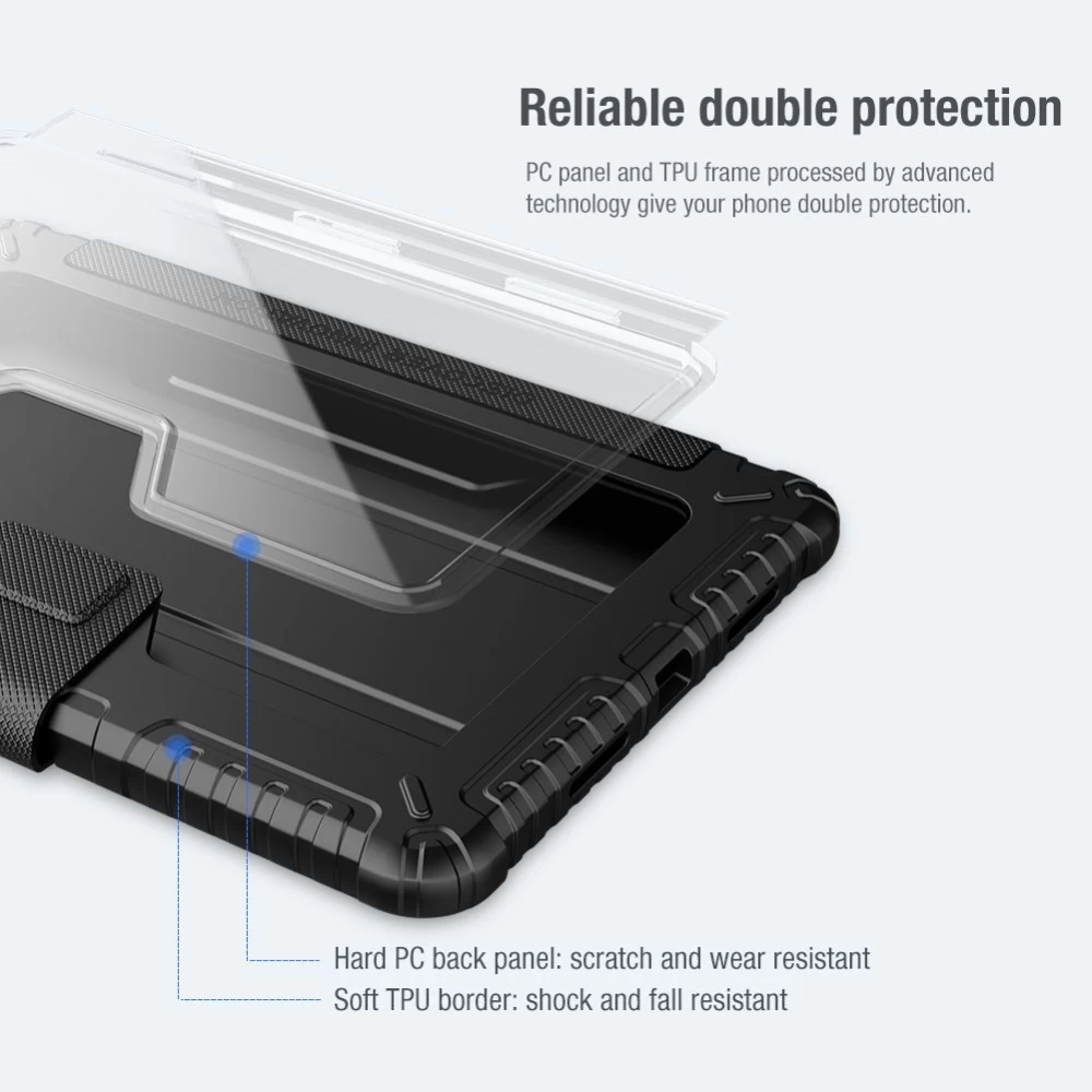 Huawei MatePad Pro 10.8 (2021) tahvelarvuti ümbris must Nillkin Bumper Leather  Mate Pad 2021