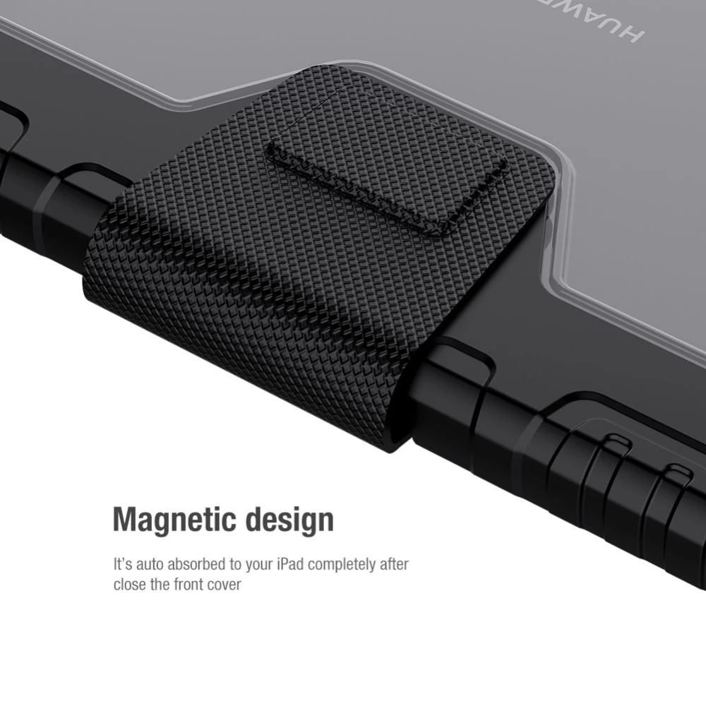 Huawei MatePad Pro 10.8 (2021) tahvelarvuti ümbris must Nillkin Bumper Leather  Mate Pad 2021
