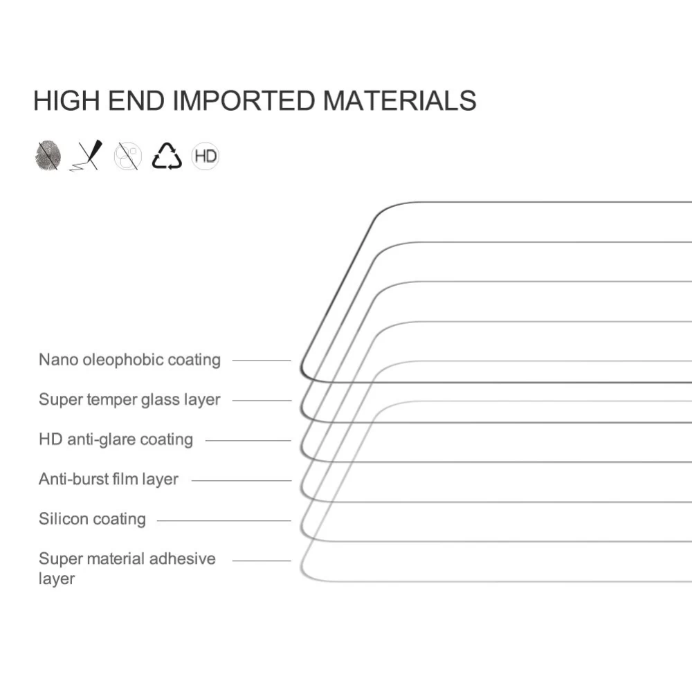 Huawei P50 Tempered glass  Nillkin CP+PRO Glass