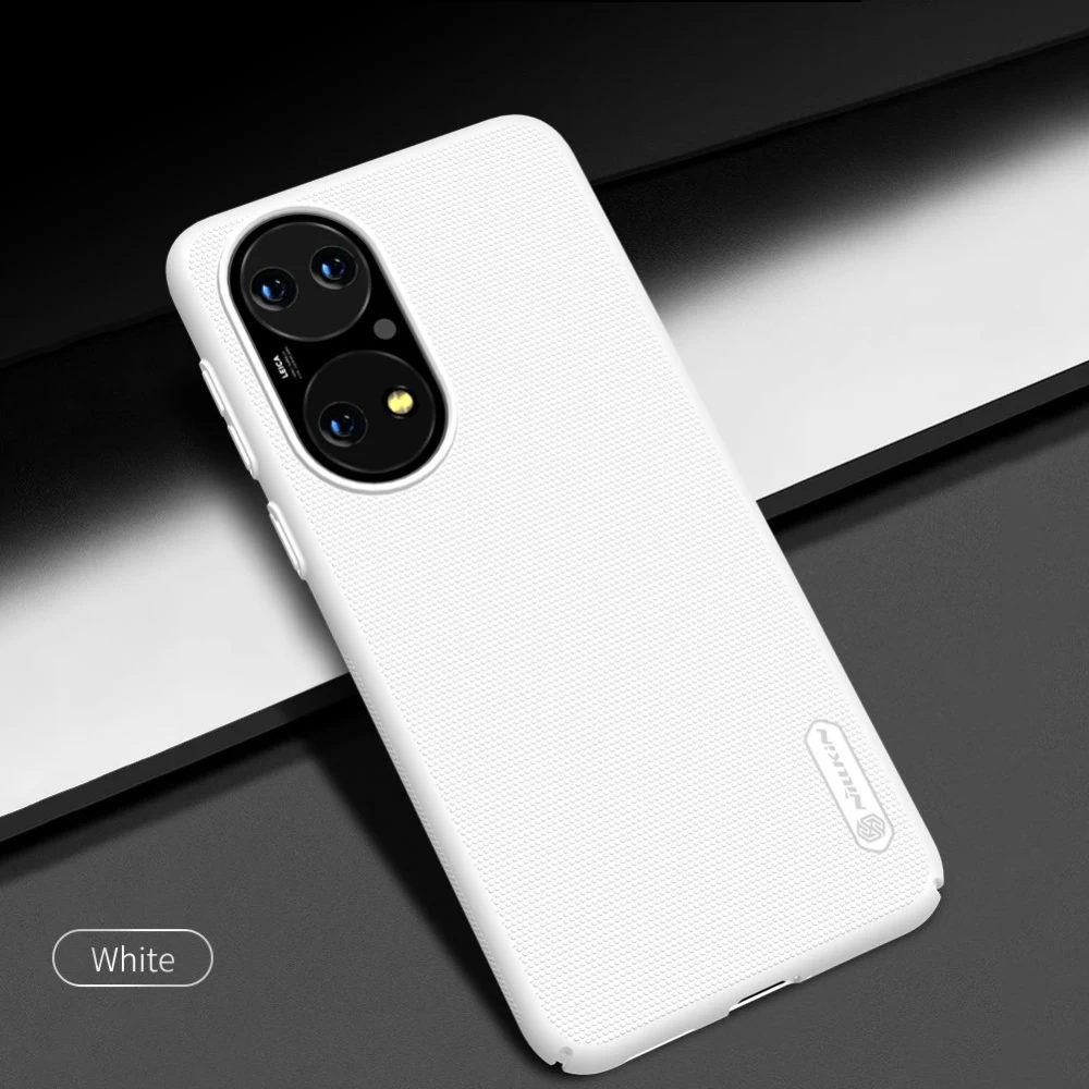 Huawei P50 dėklas mėlyna Nillkin Super Frosted Shield 