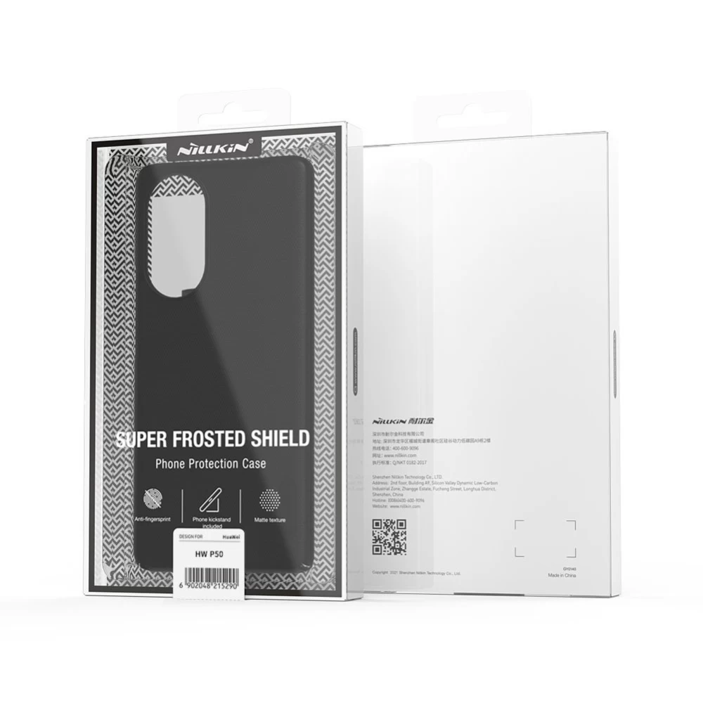 Huawei P50 dėklas mėlyna Nillkin Super Frosted Shield 